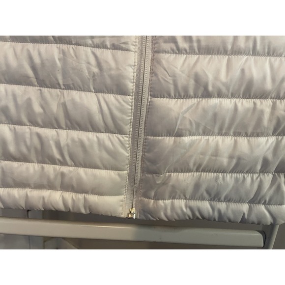 Columbia Women's Powder Pillow Hybrid Puffer Jacket. White/gray Winter, Ski Med - Picture 7 of 11